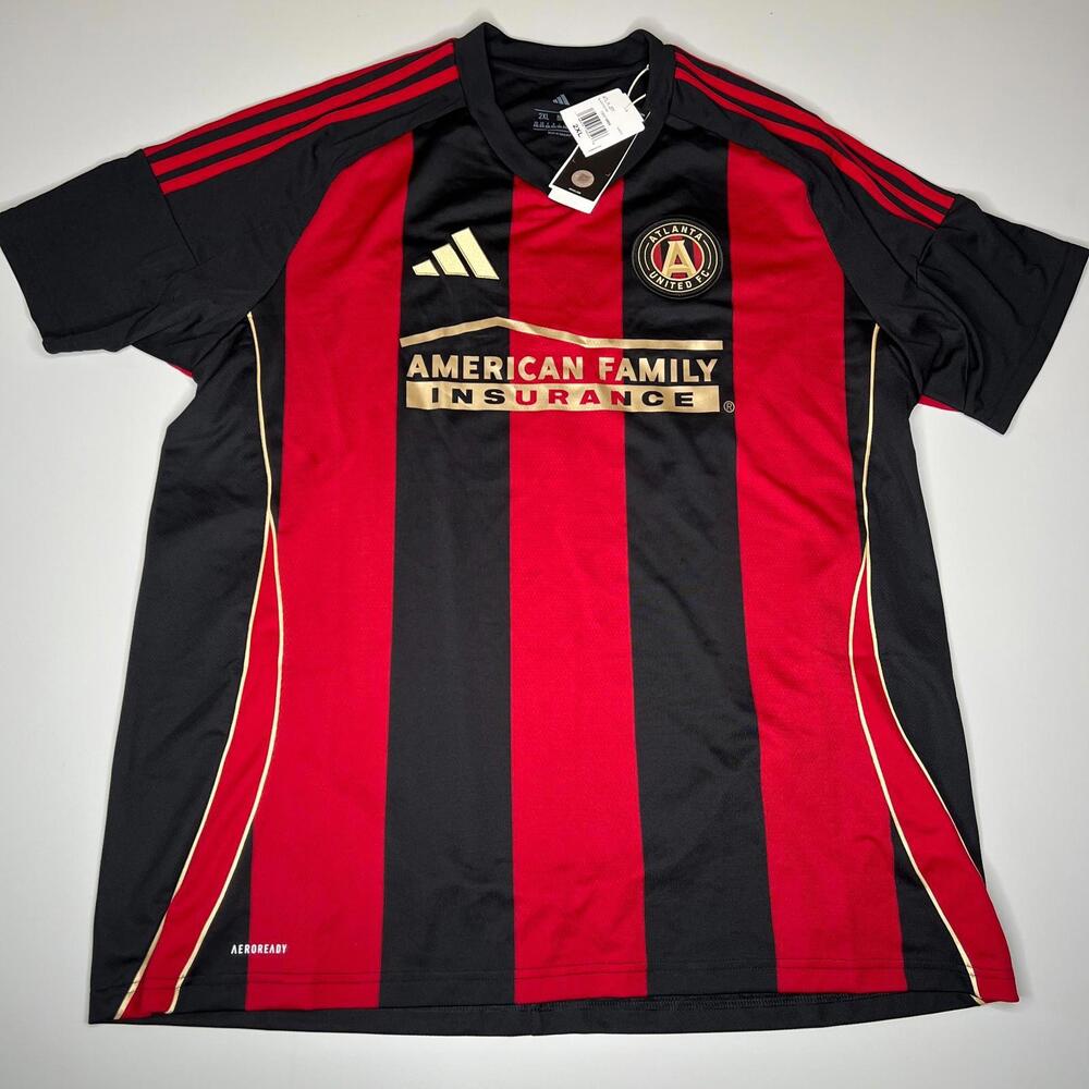 NWT‎ Atlanta United FC 2024/25 Adidas Miguel Almirón #10  Jersey - 2XL Black/Red
